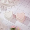 VanEnjoy 4 pack 5oz Heart Shaped Ramekins Ceramic Bowl Bakeware