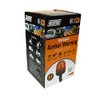 Maypole 12/24V 40x3W LED Amber Flashing Warning Beacon Flexi DIN