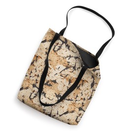 Cork with Black Inserts Photographic Pattern Tote Bag