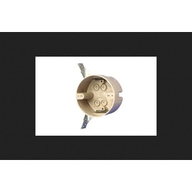 Allied Moulded FiberglasBox 2-1/2 in. Round Fiberglass 1 gang Electrical Box Beige/Tan