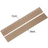 sourcing map Straight Ruler 15 cm Metric Aluminium Alloy Ruler