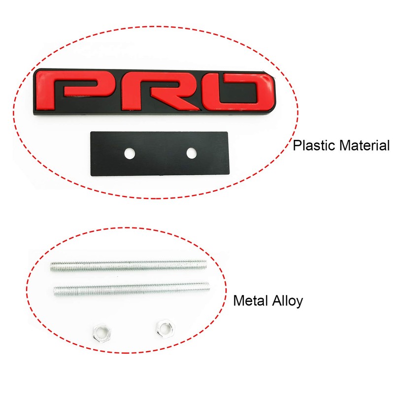 LJTsheng for TRD PRO Front Grille Insert Emblem Badge 5