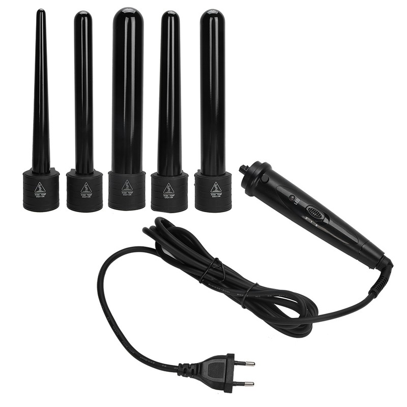 5‑In‑1 Curling Iron LED Adjustable Temperature Hair Styling Curling Iron
