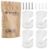 smartect Wall and Ceiling Pins for Textile Cables [Pack of