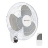 Comfort Zone CZ16WR-EC 16-inch Quiet 3-Speed Wall Mount Fan with
