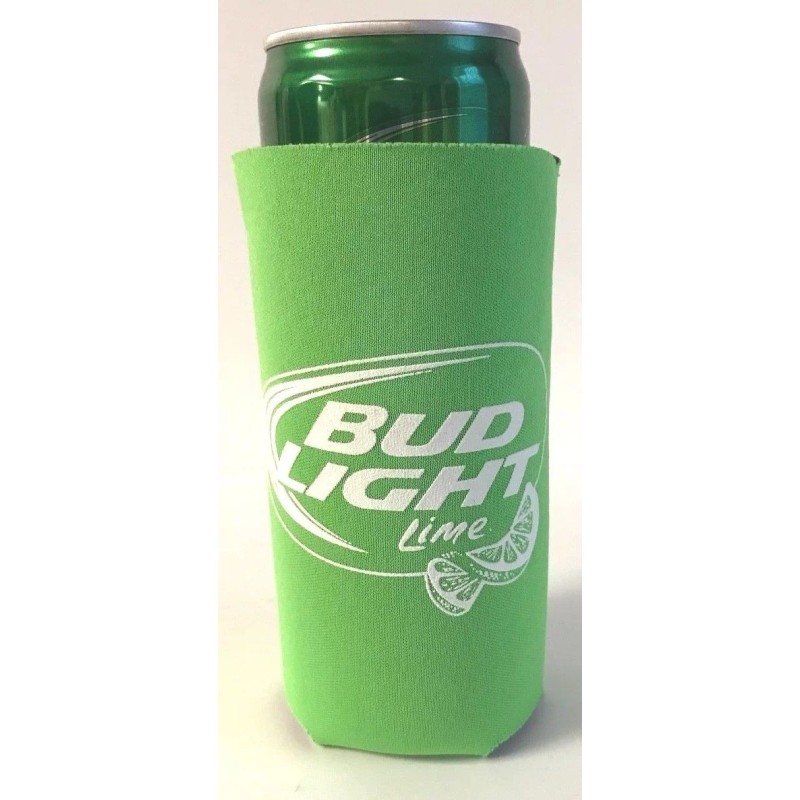 Bud Light Lime Koozie Fits 12 oz Slim Can Classic