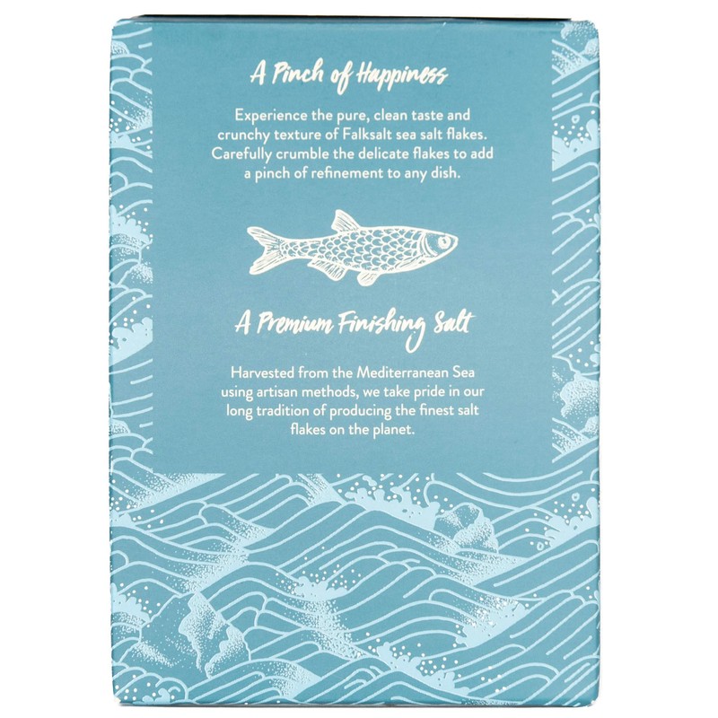 FALKSALT | Organic Sea Salt Flakes, 8.8oz Box - Gourmet