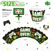 Nuenen 96 Pcs Video Game Cupcake Decoration Game Themed Cupcake