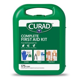 CURAD 175-Piece Complete First Aid Kit in Reusable Case, One