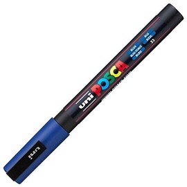posca PX156737000 Art Paint Marker, Line Width 0.9 mm - 1.3 mm, Blue