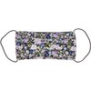 PIECES Women's AOP:2 Pack Black-Blue Flower + Solid Mouth Nose