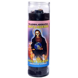 3 Pieces Candles Cocktail VELADORA HOLY Death Black- Santa Muerte Negro Aromatic