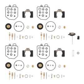 Acouto Motorcycle Carburetor Repair Kit for GL1100 80‑83 Steel Rubber Carb Carburetor Repair Rebuild Set with Carb Float Needle Replacement