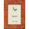 Tizo 4" X 6" Orange Wooden Frame, Made in Italy