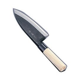 Kawamura Cutlery AKK2112 Sakai Kikumori Kurode Blade 4.7 inches (12 cm), Yasugi White 2 Steel, Japan