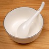 Soup Spoons Set of 8, Ceramic Chinese Soup Spoon, Asian