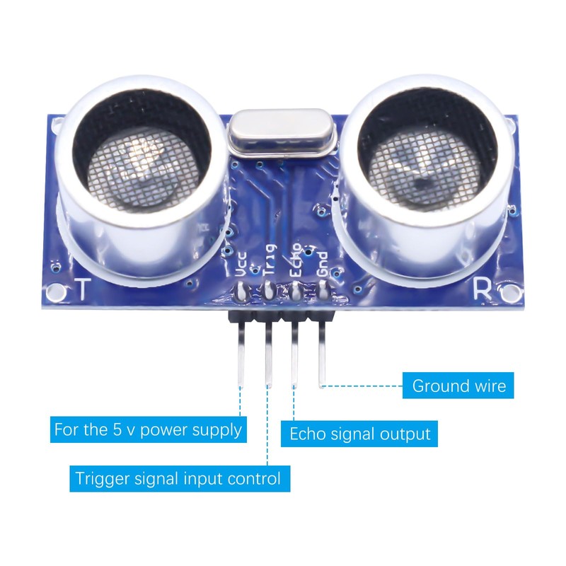 APKLVSR Ultrasonic Module, Ultrasonic Sensor Module, Rangefinder Sensor for Arduino