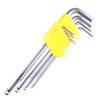 1-1.5mm Hex Key Set Long Arm Ball Point Allen Hex