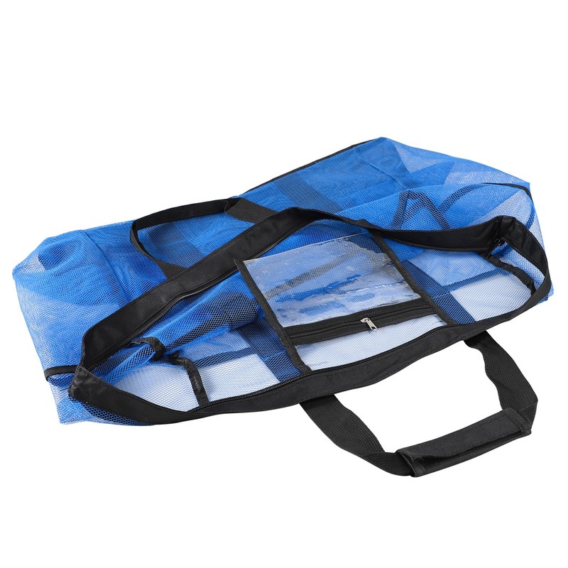 [XGOPTS] ビーチバック プールバッグ 軽量 超大型 手提げ メッシュポーチ 大容量 多ポケット 収納ポーチ