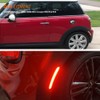 ADIIL Red Full LED Rear Bumper Side Marker Lights Assembly