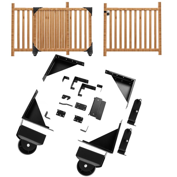 Sliding Gate Kit, Designed Specifically for 2-inch × 4-inch Rails