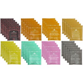 Harney & Sons Assorted Tea Bag Sampler 40 Count – Harney Decaf Tea Bags Variety Packs, Herbal Tea Bundle Caffeine Free Tea