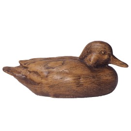 Hymmah Duck Home Decor Statue Rustic Home Decorations for Living Room, Boho Sculpture Resin Animal Collectible Figurines for Indoor Decor