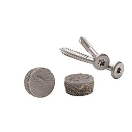 Pro Plug System for Fascia Plug & Screw Kit - Trex Rocky Harbor Fascia Plugs & Stainless Steel Screws- 9 x 1-7/8" T-20 Star Dr- 100 Pieces