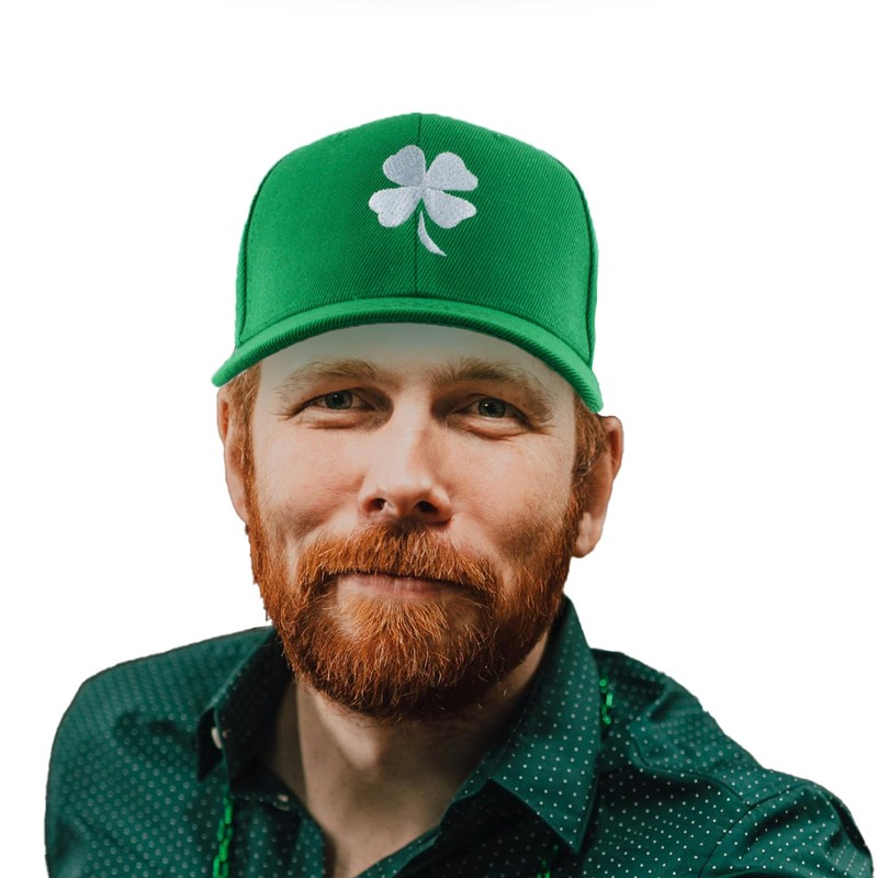 Oeyliz St Patrick's Day Hat for Men Women Shamrock Green