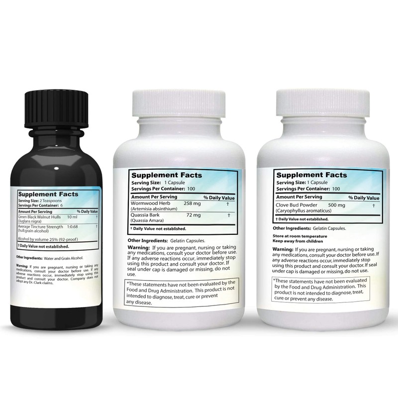 Dr Clark Store Intestine Support & Cleanse Kit - with