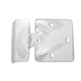 PACLOCK's PL779 Right-Angle Hockey Puck Hasp, Padlock & Keys Not Included, Puck-Mountable w/Extra Security Features, No Backplates