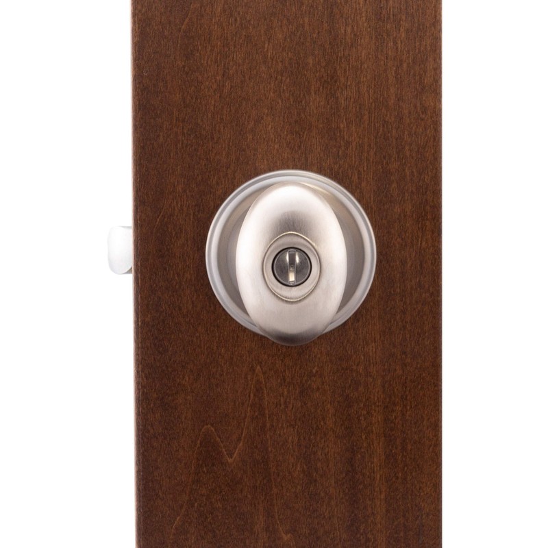 Copper Creek EK2030SS Egg Door Knob, Privacy Function, 1 Pack,