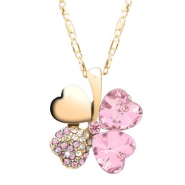 Josepha Lorraine Women's Quatrefoil Clover Necklace, Gold