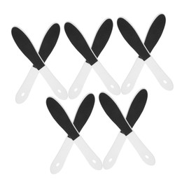 PACKOVE 10pcs Foot File Exfoliating Board for Home Pedicure Manual Foot Rubbing Tool for Dead Skin Removal for Cracked Heels and Rough Soles