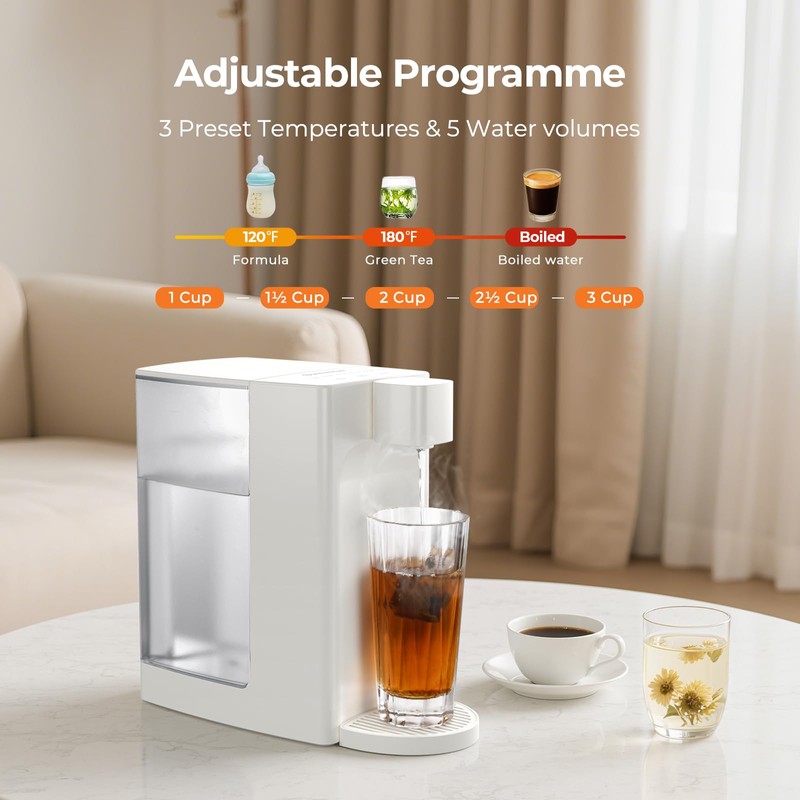 Dawnstar Electric Kettles, D20 Instant Hot Water Dispenser for Quick