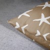 Emvency Set of 4 Throw Pillow Covers Beach Starfish Words