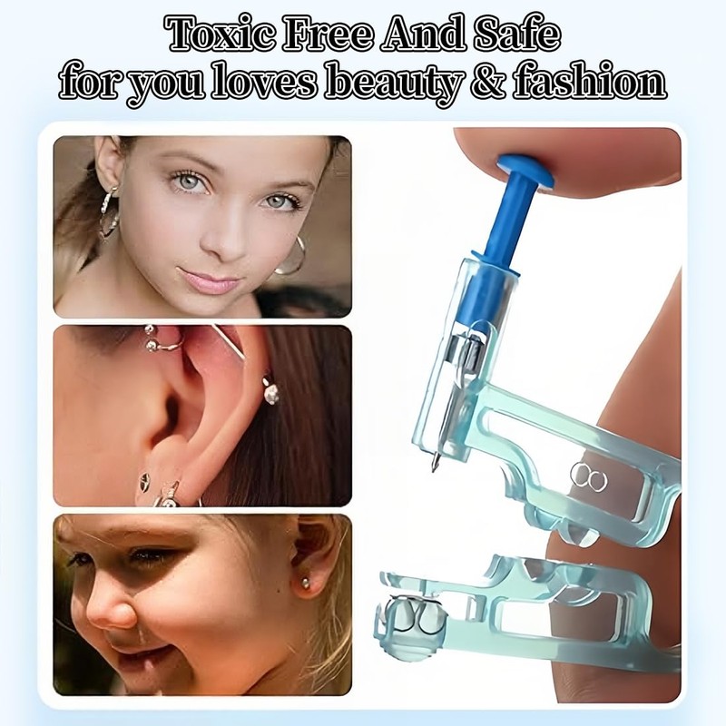 NJCXOLA 10 piercing gun, disposable ear stud gun, children and