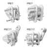 2 Set Pontoon Boat Gate Latch Square Frame Pontoon Boat
