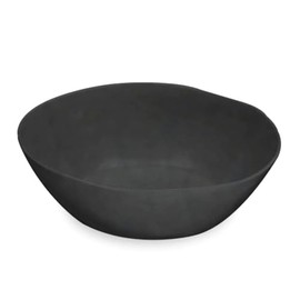 Natural Derived Dishwasher-Safe Tableware, Matte Black, Wood Grain Bowl, Large Plate, Serving Bowl, Approx. 11.0 inches (28 cm) (Depth Approx. 3.5 inches (9 cm) x Diameter 12.2 inches (31 cm), 22.9 oz