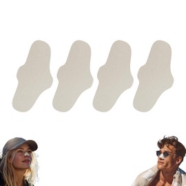 Anyhorse Nose Sun Protection Strips – 4PCS Breathable Cotton | Invisible Nose Bandage for Outdoor Sports (01 Beige)