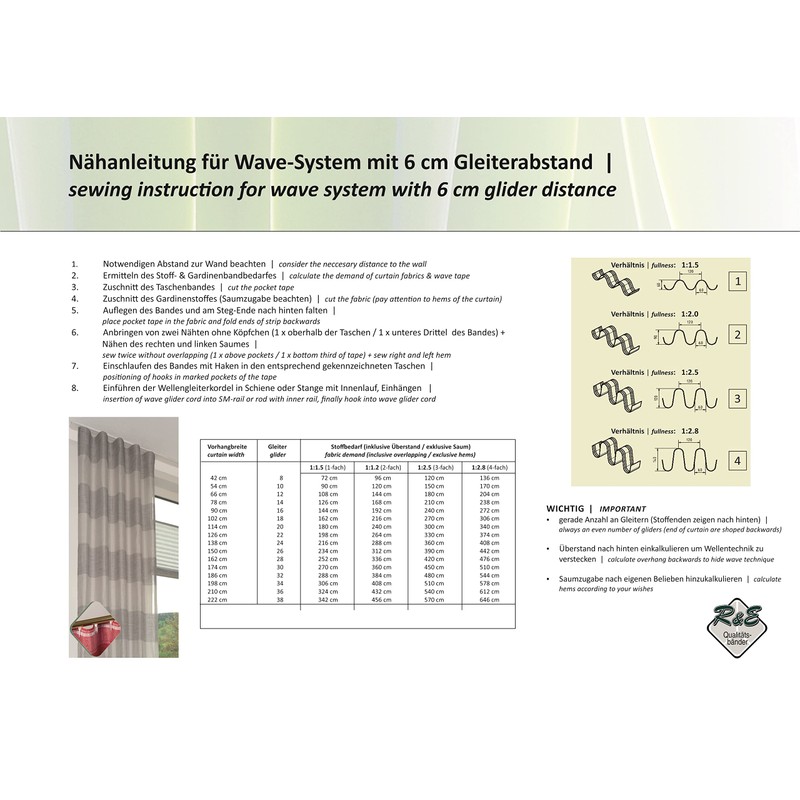 Ruther & Einenkel Chain Slider 6 cm Distance 5 m