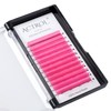Colored Eyelash Extensions Easy Fan 8-15mm Mixed Pink C Curl