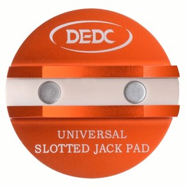 DEDC Universal Aluminum Grooved Magnetic Jack Pad, Jacking Puck Pinch Weld Frame Rail Adapter, Oil Change Mush Haves, Change Tire Repair Tires Oil Must Have, for Car SUV Truck Pickup Sedan MPV Wagon
