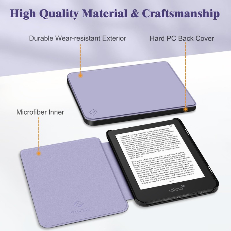 Fintie Case for Tolino Shine Color/Shine 5(2024)/Shine 4(2022) & Kobo