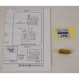 LG New Genuine OEM LG Dryer LP Propane Conversion Kit Orifice & Label 4948EL4002C