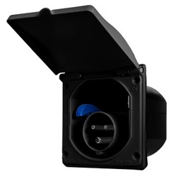 BITS4REASONS NEW MODEL MAYPOLE ROSI MP5985B 240V 16A MAINS FLUSH FIT SOCKET SPLASHPROOF RATING IP44 (BLACK)…