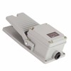 Foot Switch Nonslip Aluminum Shell Momentary Pedal Silver Contacts LT3