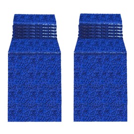 Saliyaa 2 Packs Royal Blue Sequin Table Runners 12 x 108 inches Glitter Blue Table Runners for Birthday Wedding Bachelorette Baby Shower Party Table Decorations Supplies