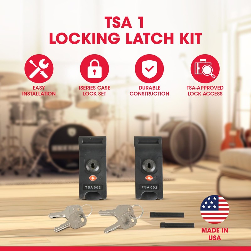 SKB TSA 1 Locking Latch Kit for iSeries Cases, Travel