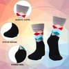 WeciBor Men's Combed Cotton Seamless Comfort Breathable Business Socks 6/12